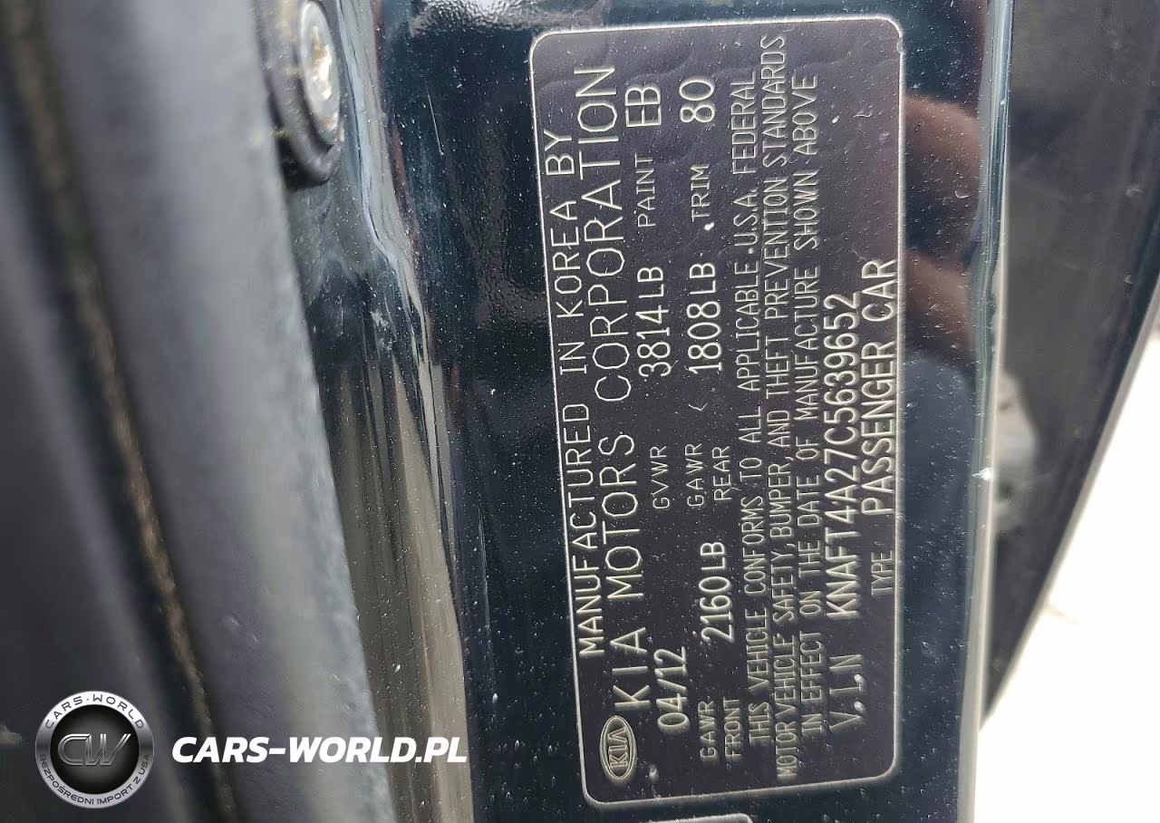 2012 Kia Forte Lx VIN:KNAFT4A27C5639652 - 12
