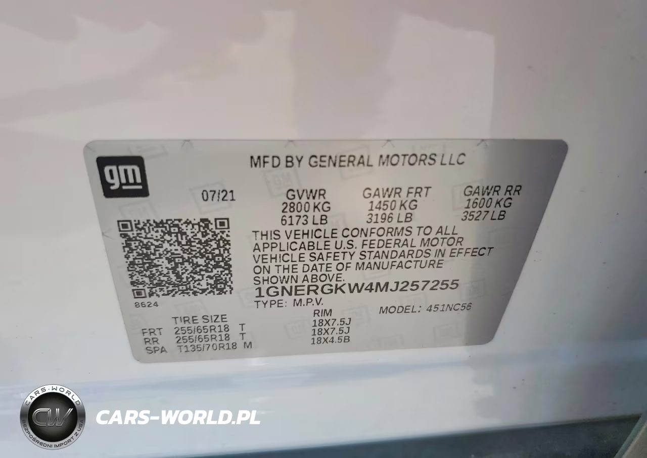 2021 Chevrolet Traverse Lt VIN:1GNERGKW4MJ257255 - 13