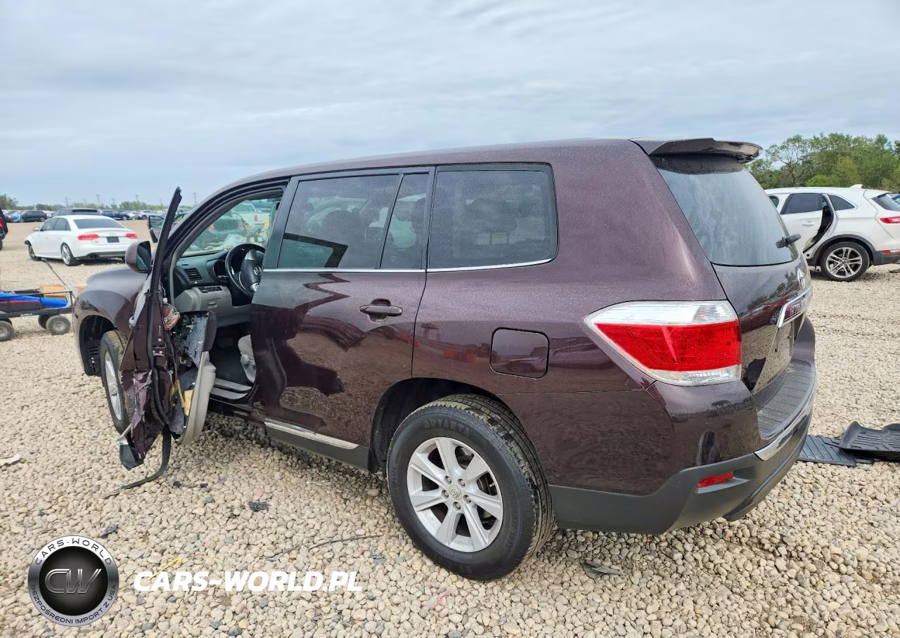 2013 Toyota Highlander Base VIN:5TDZA3EH6DS031731 - 2