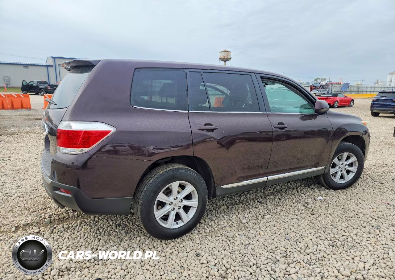2013 Toyota Highlander Base VIN:5TDZA3EH6DS031731 - 3
