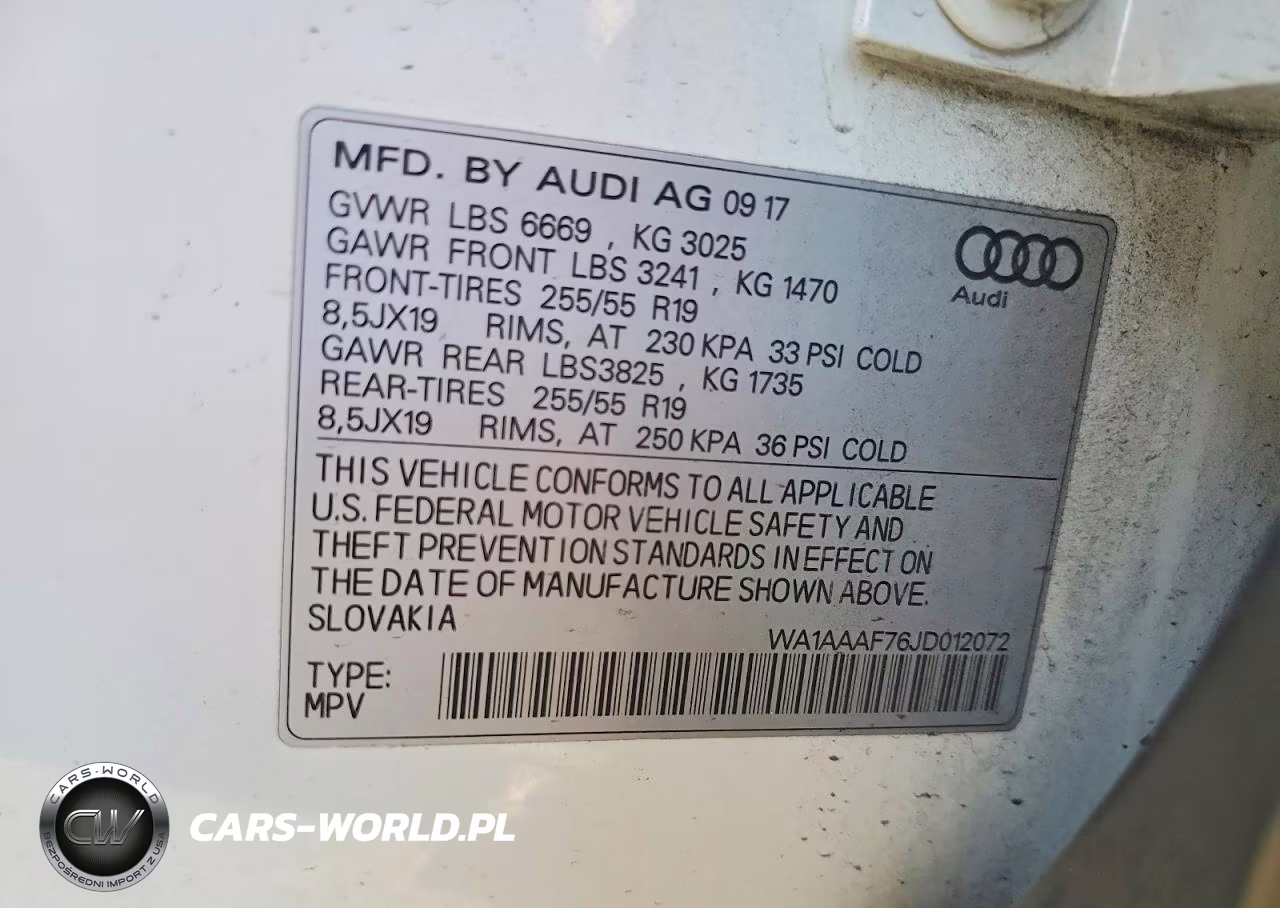 2018 Audi Q7 Premium VIN:WA1AAAF76JD012072 - 13