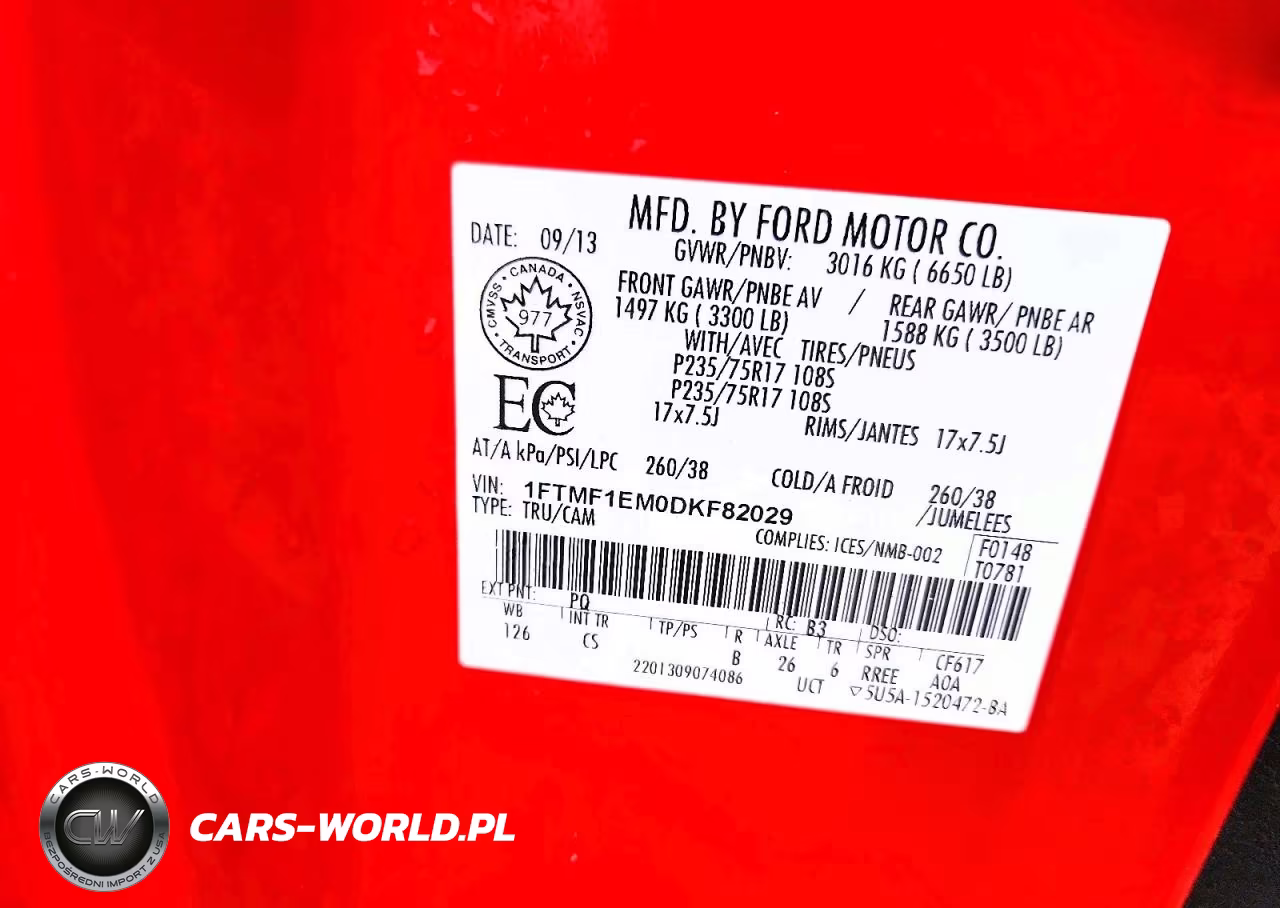2013 Ford F150 VIN:1FTMF1EM0DKF82029 - 12