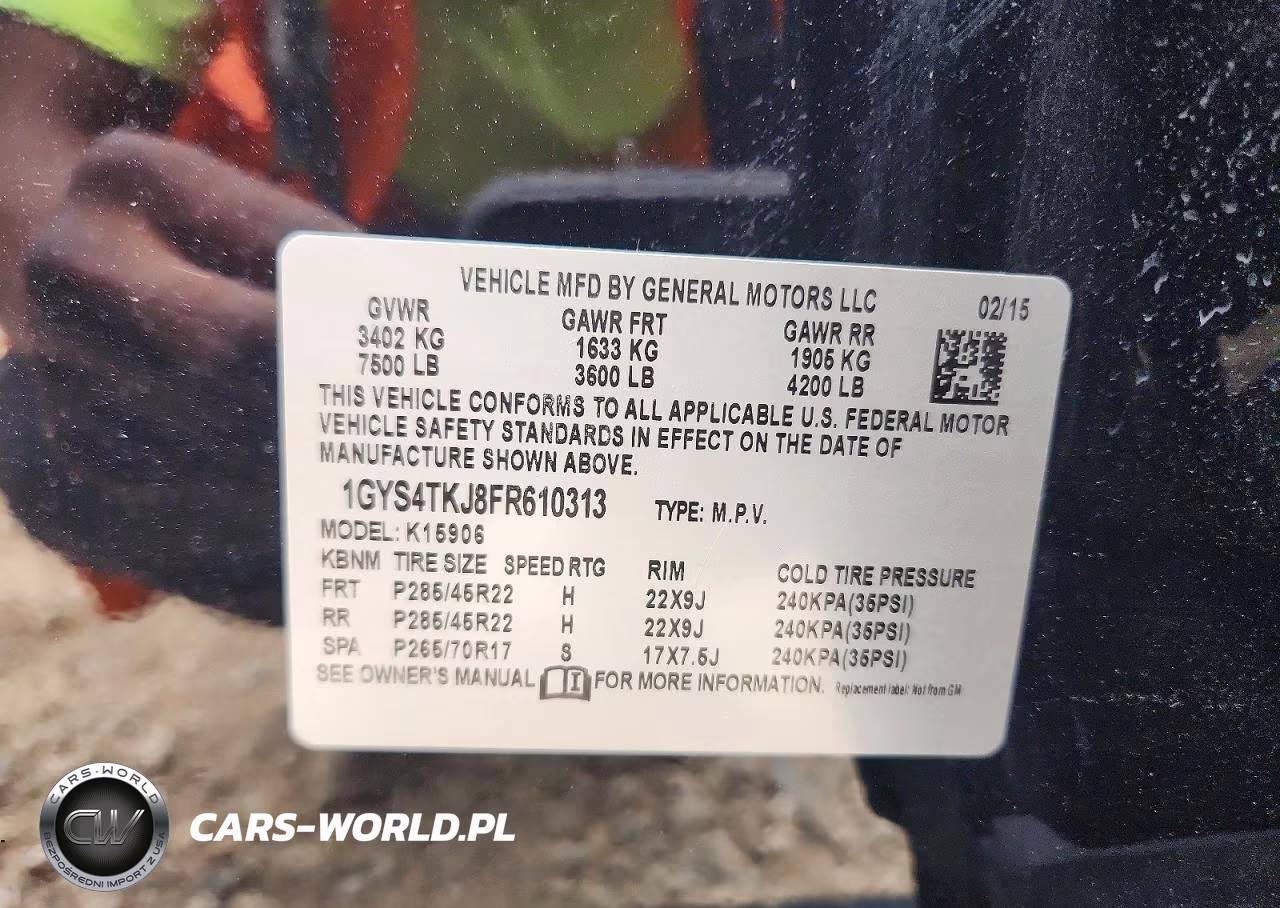 2015 Cadillac Escalade Esv Premium VIN:1GYS4TKJ8FR610313 - 14