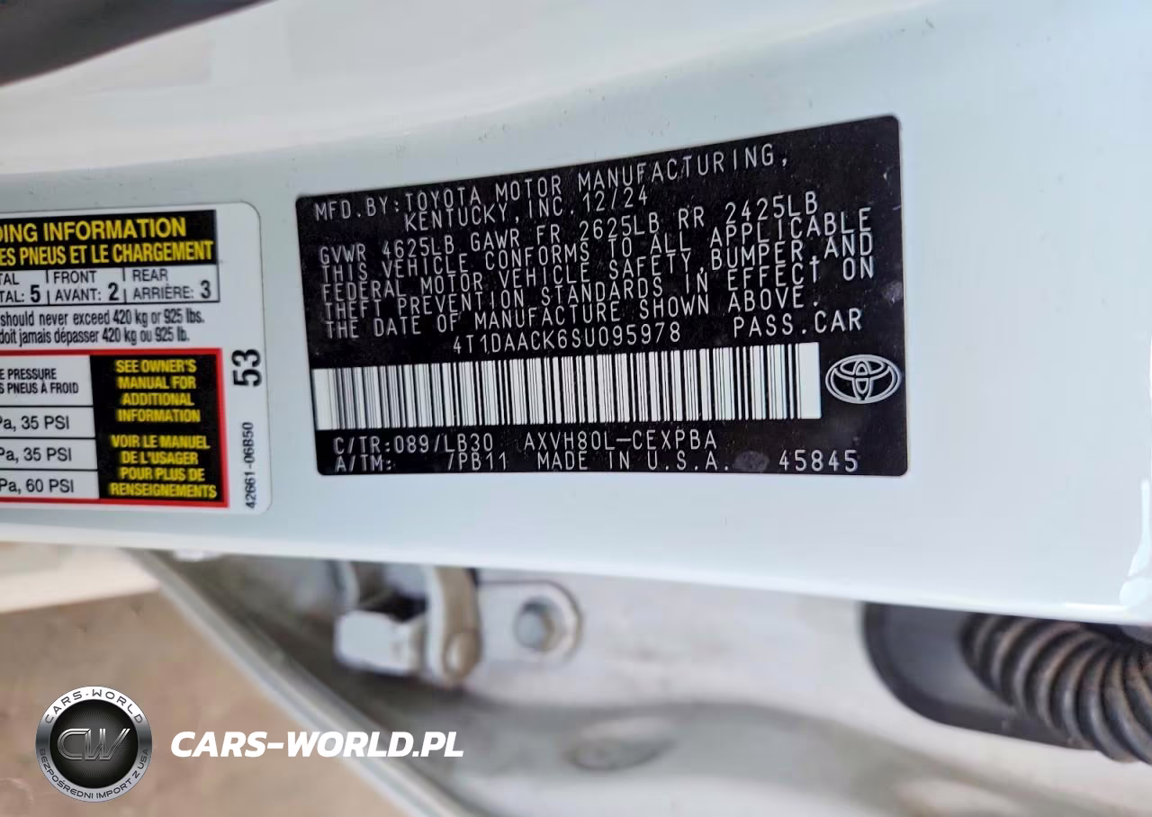 2025 Toyota Camry Xse VIN:4T1DAACK6SU095978 - 13