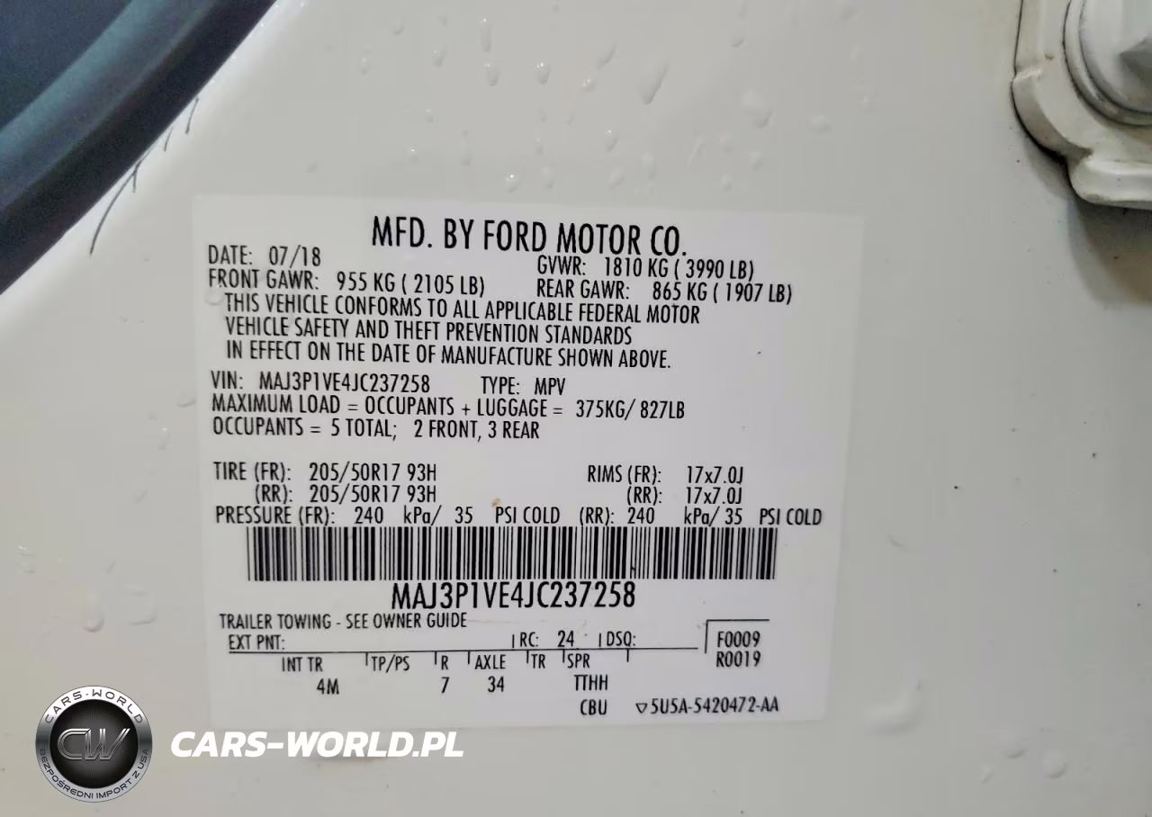 2018 Ford Ecosport Titanium VIN:MAJ3P1VE4JC237258 - 13