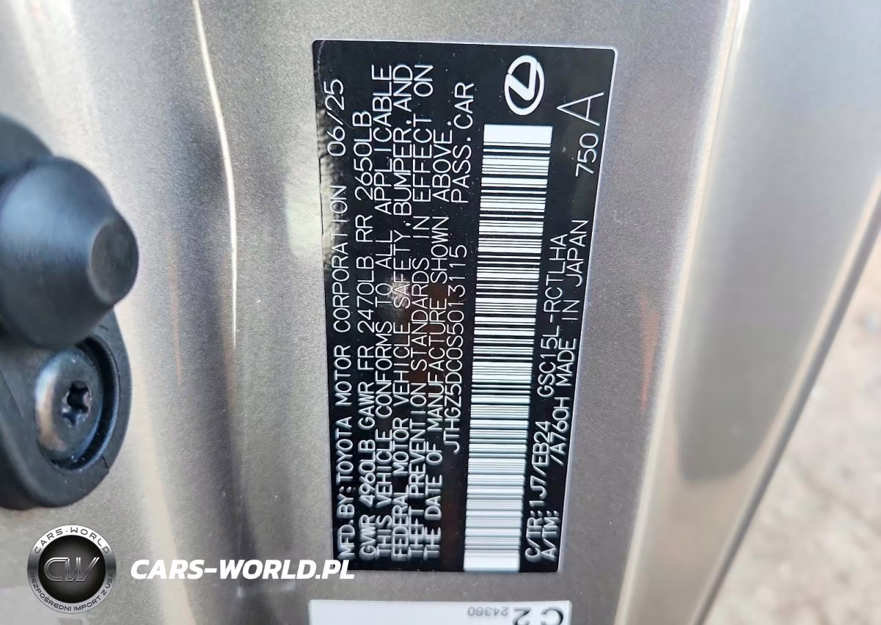 2025 Lexus Rc 350 F Sport VIN:JTHGZ5DC0S5013115 - 12