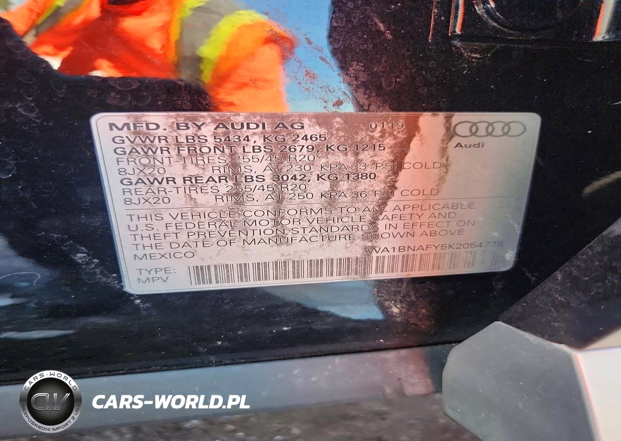 2019 Audi Q5 Premium Plus VIN:WA1BNAFY5K2054778 - 13