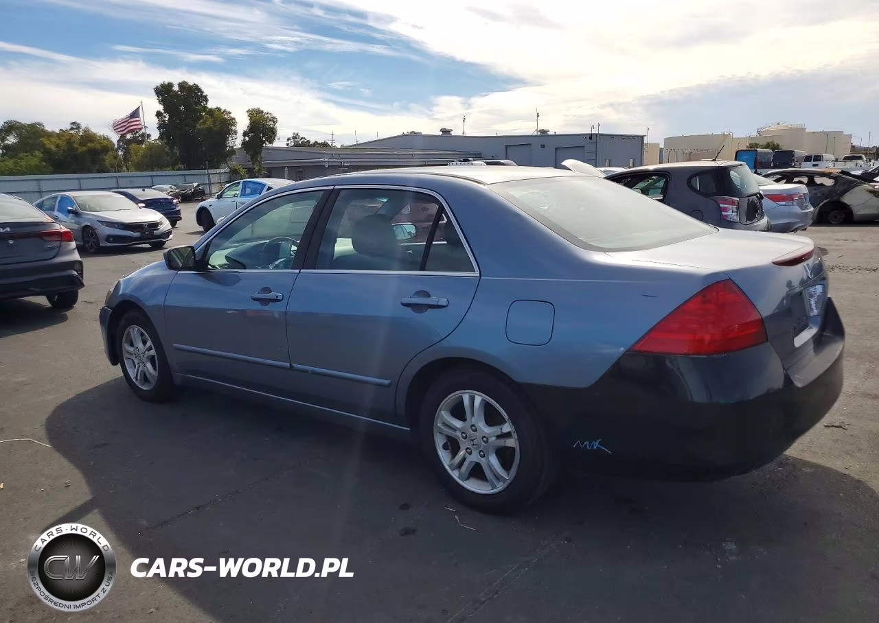 2007 Honda Accord Ex VIN:1HGCM567X7A195825 - 2