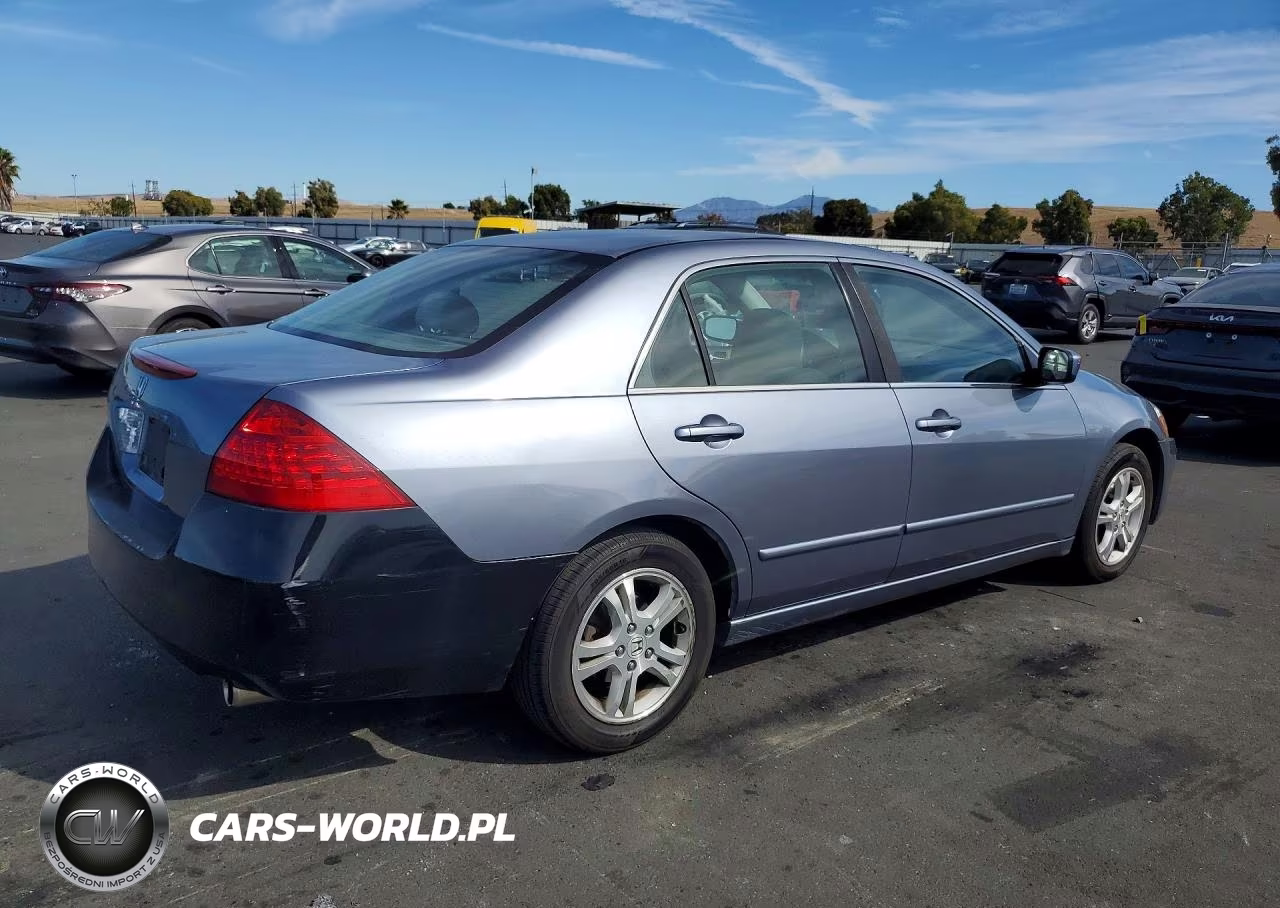 2007 Honda Accord Ex VIN:1HGCM567X7A195825 - 3