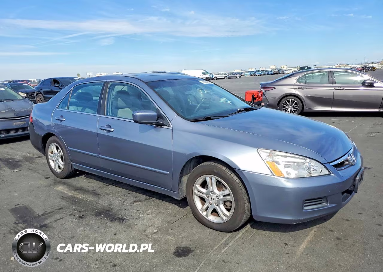 2007 Honda Accord Ex VIN:1HGCM567X7A195825 - 4