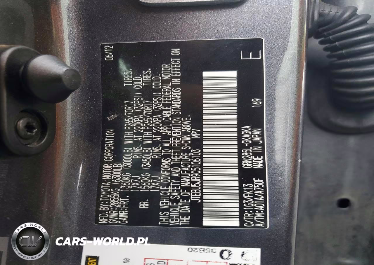 2012 Toyota 4Runner Sr5 VIN:JTEBU5JR9C5106103 - 13