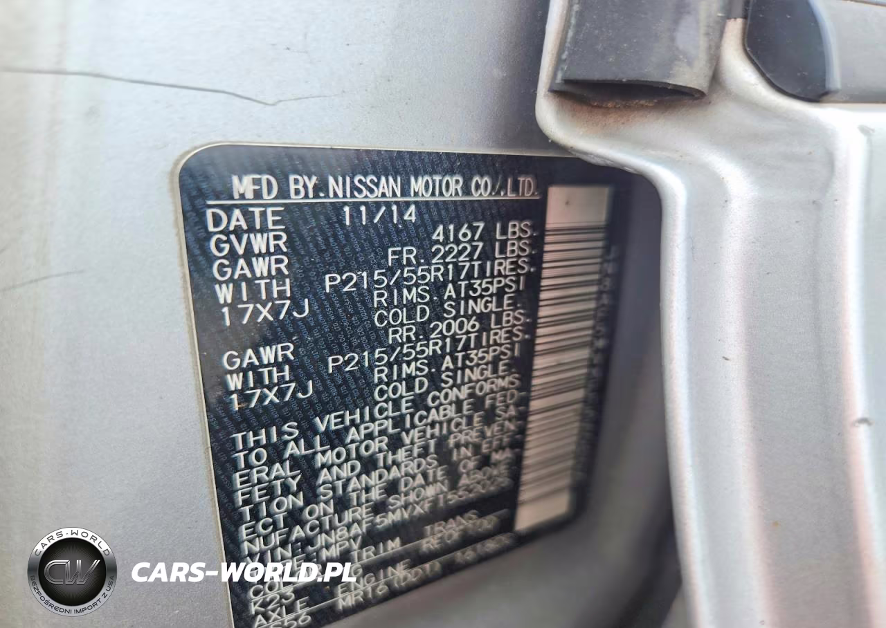 2015 Nissan Juke Sv VIN:JN8AF5MVXFT552025 - 13