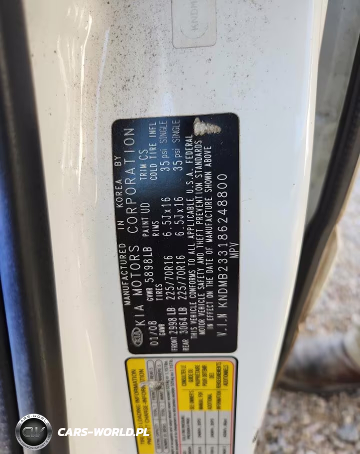 2008 Kia Sedona Lx VIN:KNDMB233186248800 - 13