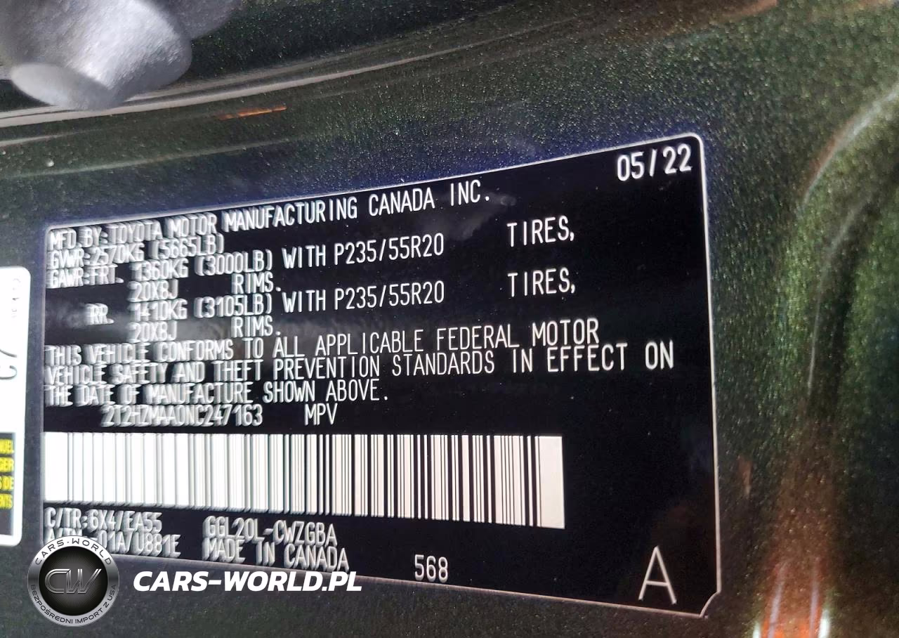 2022 Lexus Rx 350 VIN:2T2HZMAA0NC247163 - 14