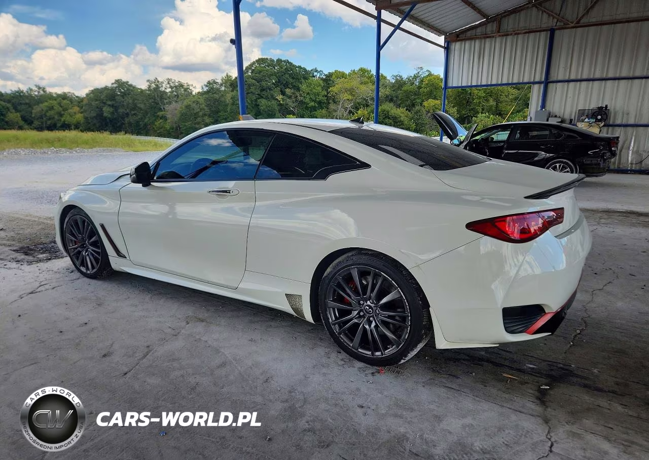 2017 Infiniti Q60 Red Sport 400 VIN:JN1FV7EK9HM610274 - 2