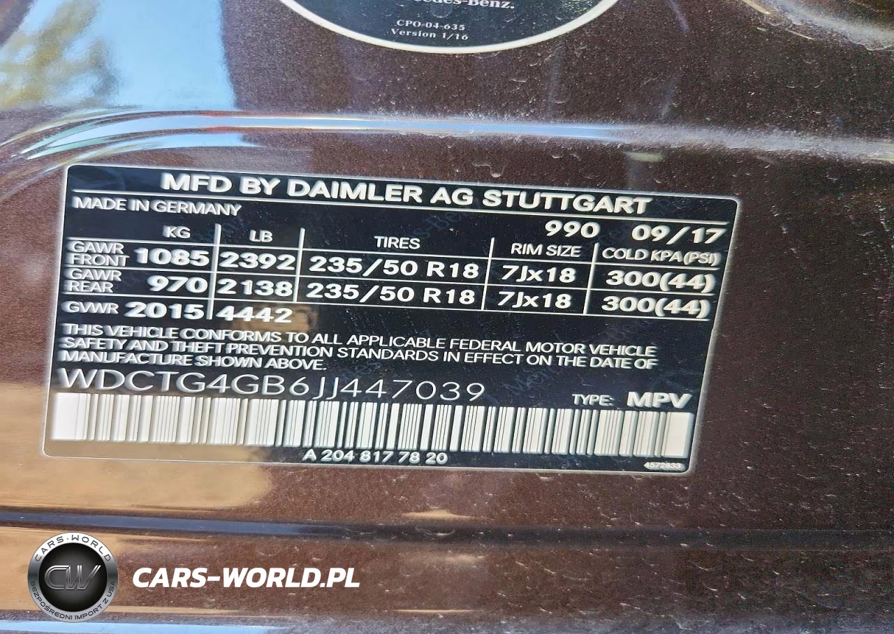 2018 Mercedes-Benz Gla 250 4Matic VIN:WDCTG4GB6JJ447039 - 13