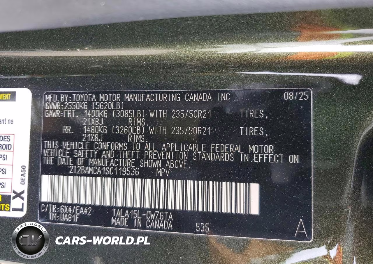 2025 Lexus Rx 350 Premium VIN:2T2BAMCA1SC119536 - 13