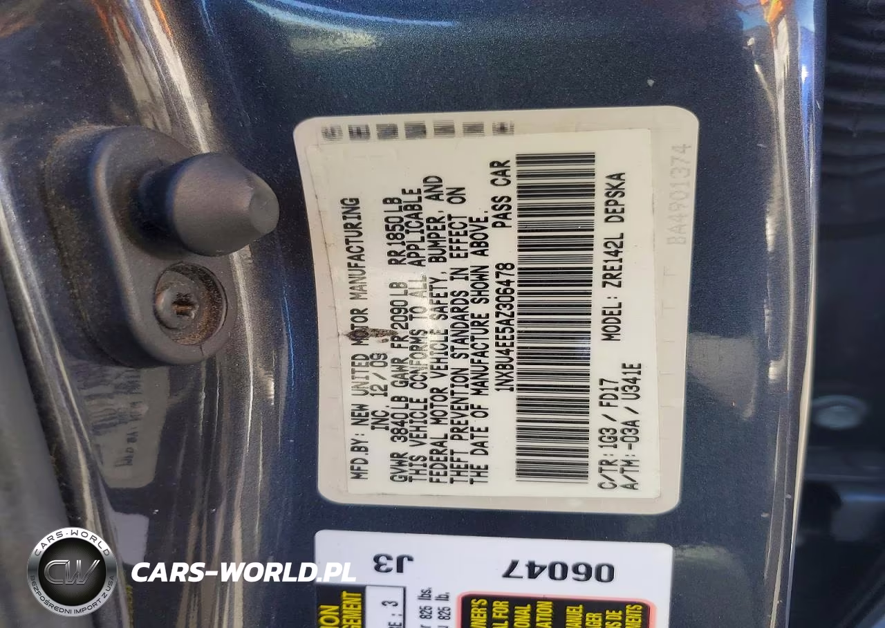 2010 Toyota Corolla S VIN:1NXBU4EE5AZ306478 - 12