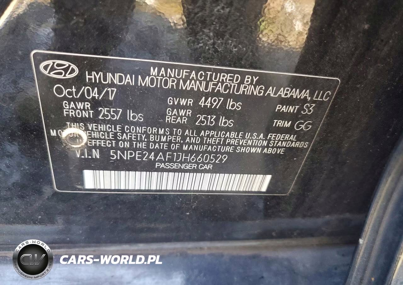2018 Hyundai Sonata Se VIN:5NPE24AF1JH660529 - 12