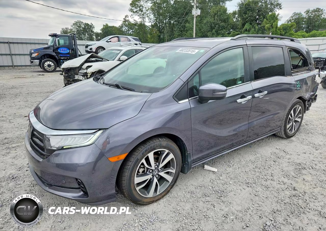 2021 Honda Odyssey Touring VIN:5FNRL6H82MB030443 - 1