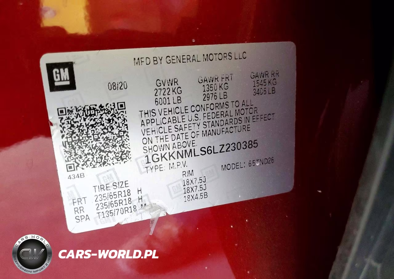 2020 GMC Acadia Slt VIN:1GKKNMLS6LZ230385 - 13