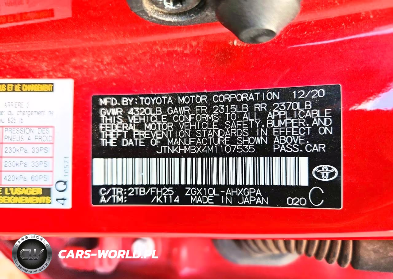 2021 Toyota C-Hr Nightshade VIN:JTNKHMBX4M1107535 - 12
