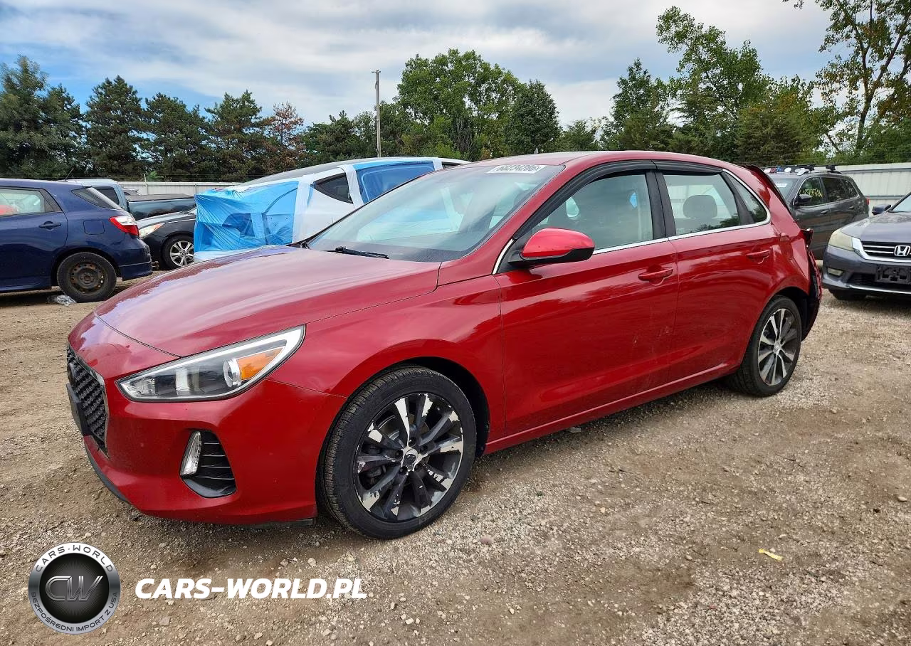 2018 Hyundai Elantra Gt Base VIN:KMHH35LE9JU079219 - 1
