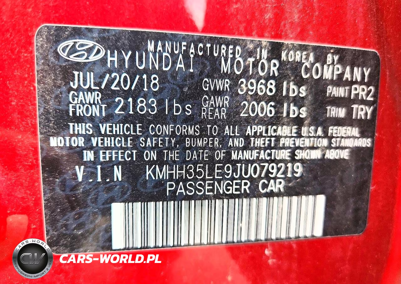 2018 Hyundai Elantra Gt Base VIN:KMHH35LE9JU079219 - 12