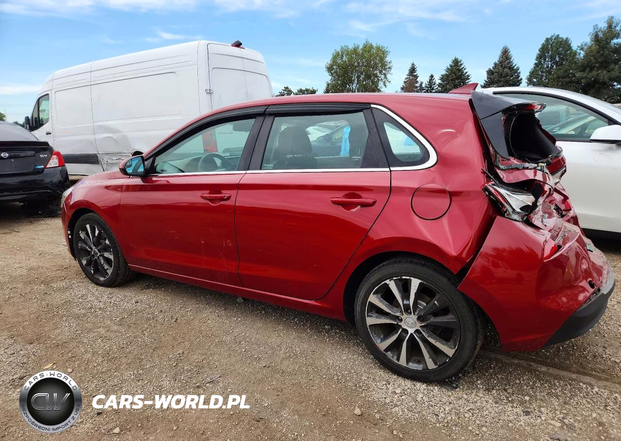 2018 Hyundai Elantra Gt Base VIN:KMHH35LE9JU079219 - 2
