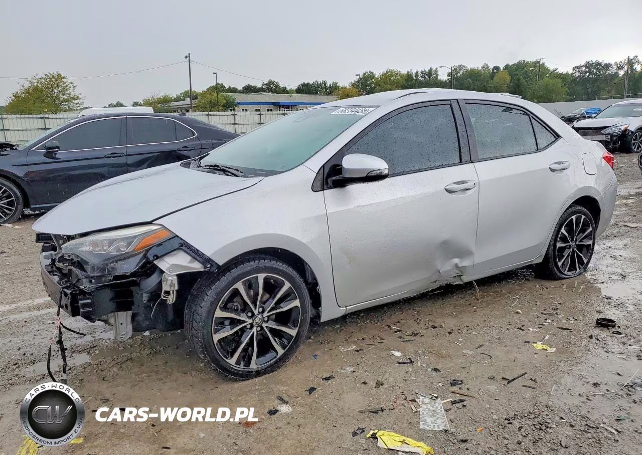 2019 Toyota Corolla Se VIN:2T1BURHE9KC167242 - 1
