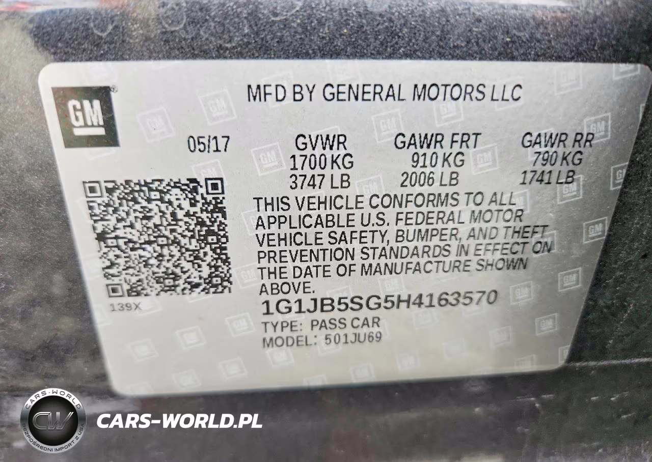 2017 Chevrolet Sonic Ls VIN:1G1JB5SG5H4163570 - 12