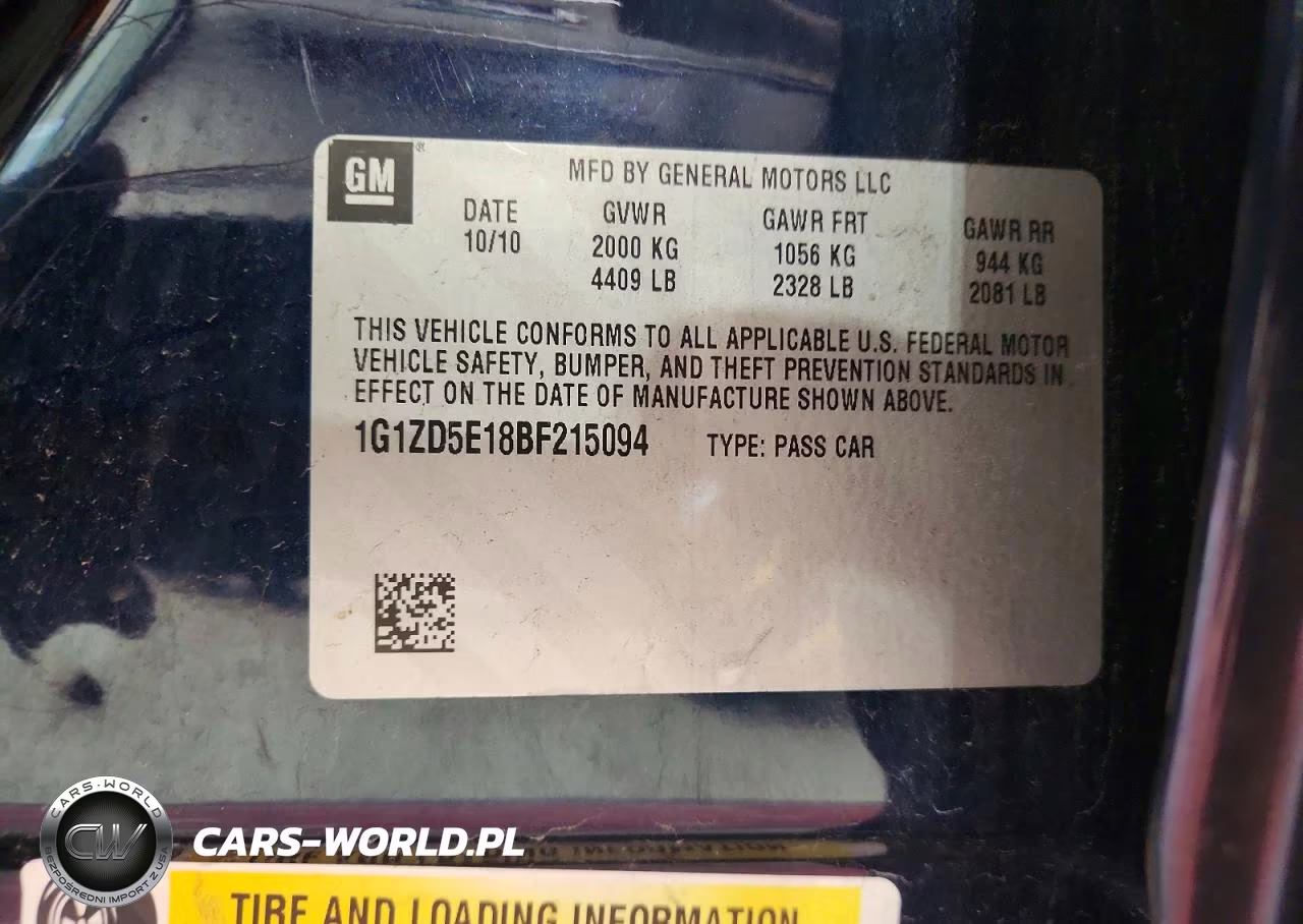 2011 Chevrolet Malibu 2Lt VIN:1G1ZD5E18BF215094 - 12