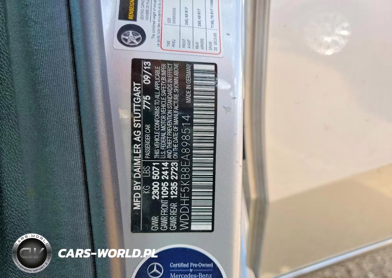 2014 Mercedes-Benz E 350 VIN:WDDHF5KB8EA898514 - 12