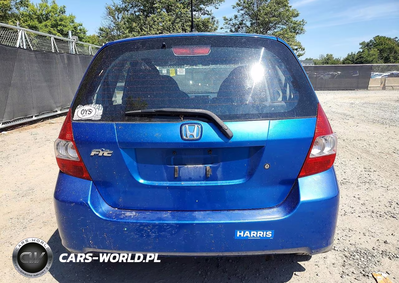 2007 Honda Fit VIN:JHMGD38417S006821 - 6