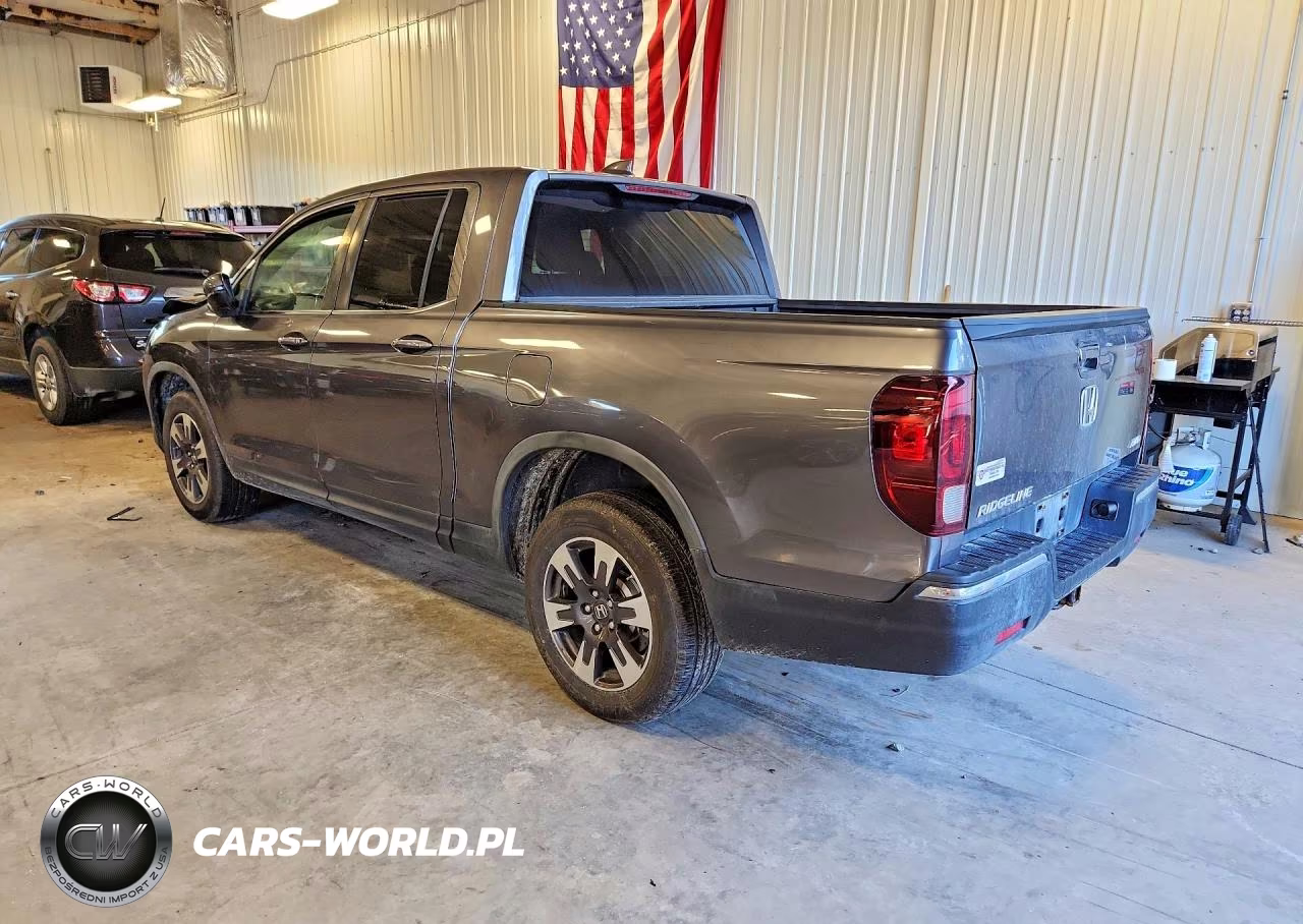 2017 Honda Ridgeline Rtl VIN:5FPYK3F66HB003967 - 2