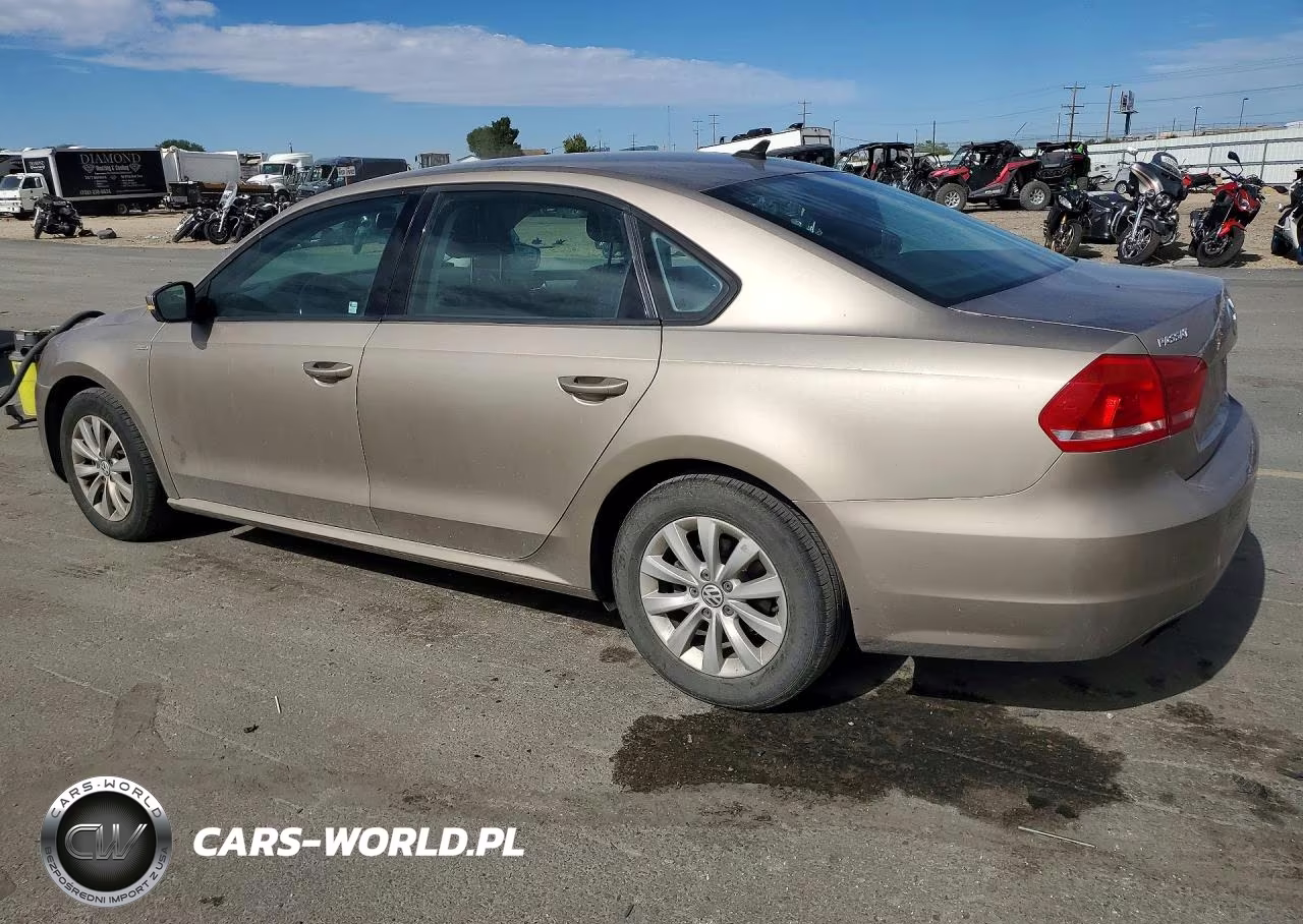 2015 Volkswagen Passat S VIN:1VWAT7A38FC046855 - 2