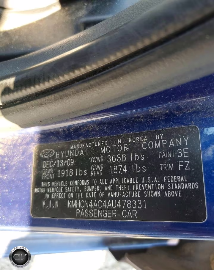 2010 Hyundai Accent Gls VIN:KMHCN4AC4AU478331 - 13