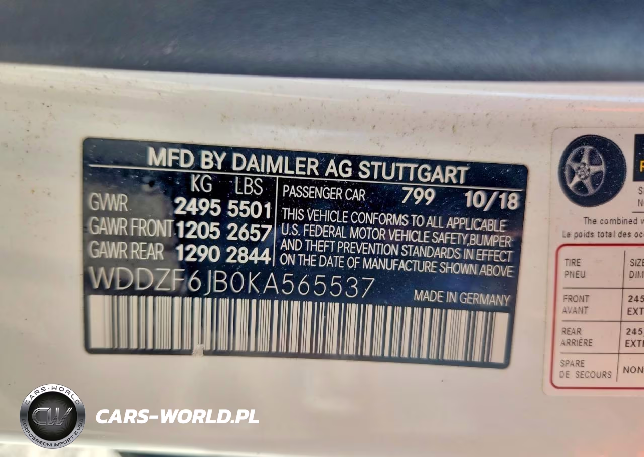 2019 Mercedes-Benz E 450 4Matic VIN:WDDZF6JB0KA565537 - 12