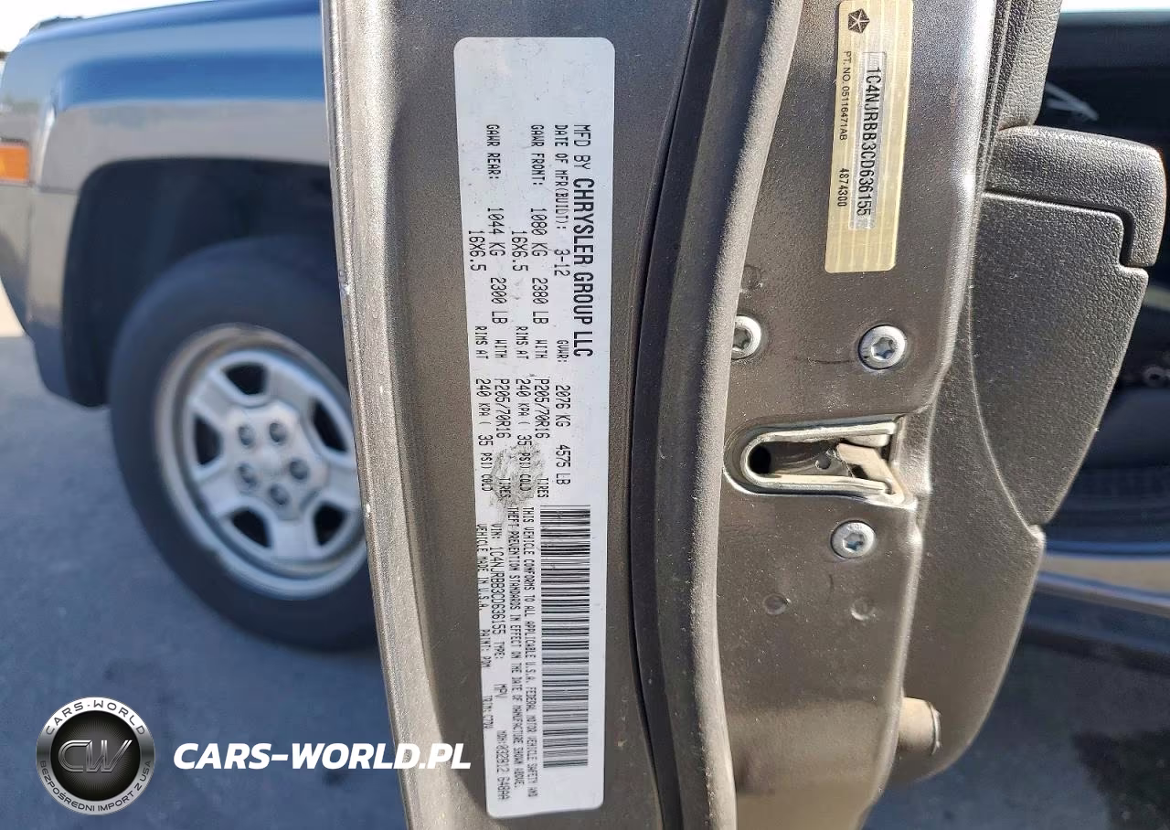 2012 Jeep Patriot Sport VIN:1C4NJRBB3CD636155 - 13