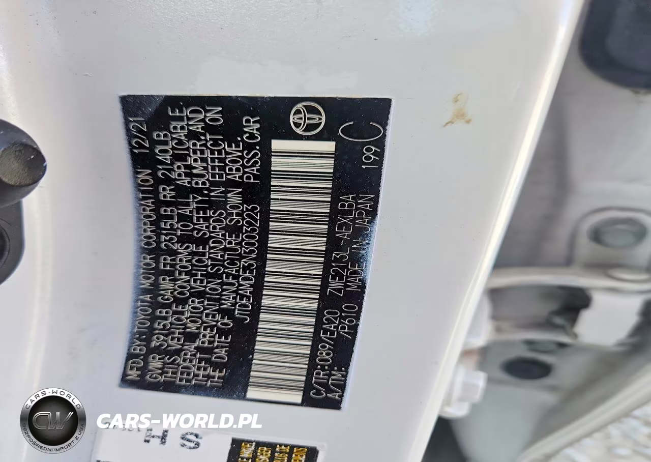 2022 Toyota Corolla Le VIN:JTDEAMDE3N3003223 - 13