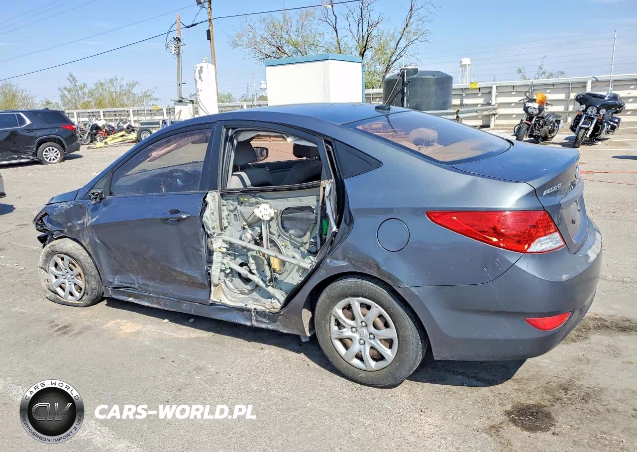2012 Hyundai Accent Gls VIN:KMHCT4AE1CU229804 - 2