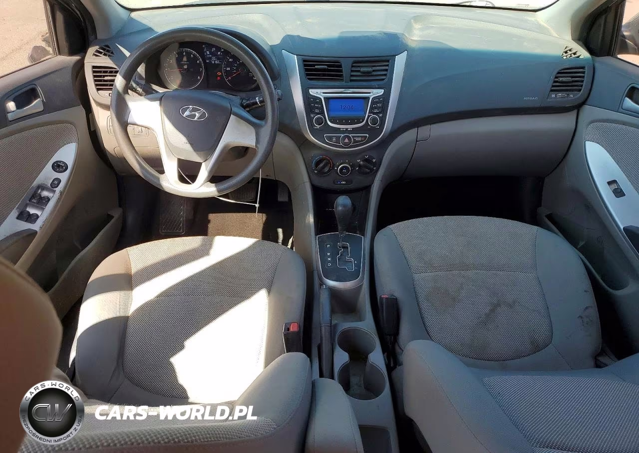 2012 Hyundai Accent Gls VIN:KMHCT4AE1CU229804 - 8