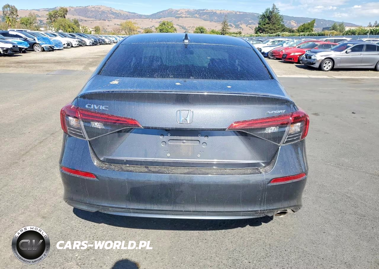 2022 Honda Civic Sport VIN:2HGFE2F54NH585048 - 6