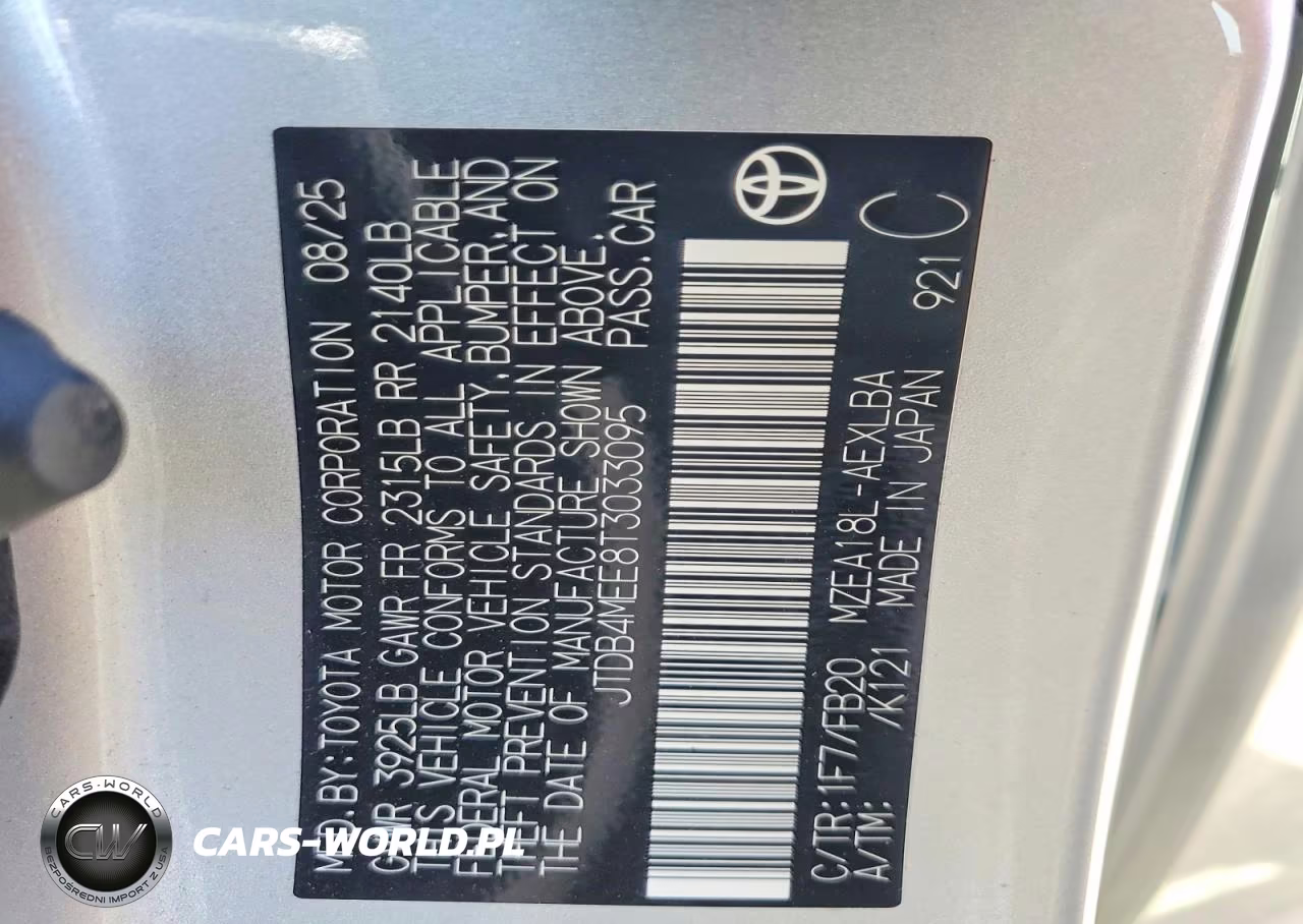2026 Toyota Corolla Le VIN:JTDB4MEE8T3033095 - 13