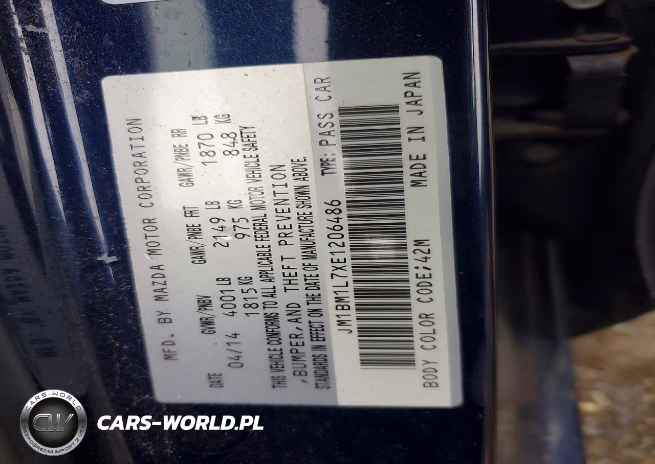 2014 Mazda 3 Touring VIN:JM1BM1L7XE1206486 - 12