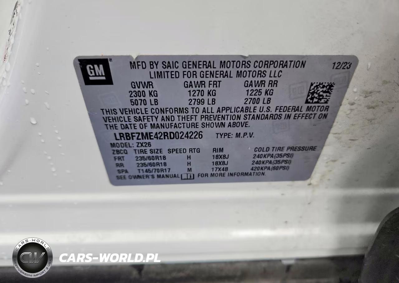2024 Buick Envision Preferred VIN:LRBFZME42RD024226 - 13