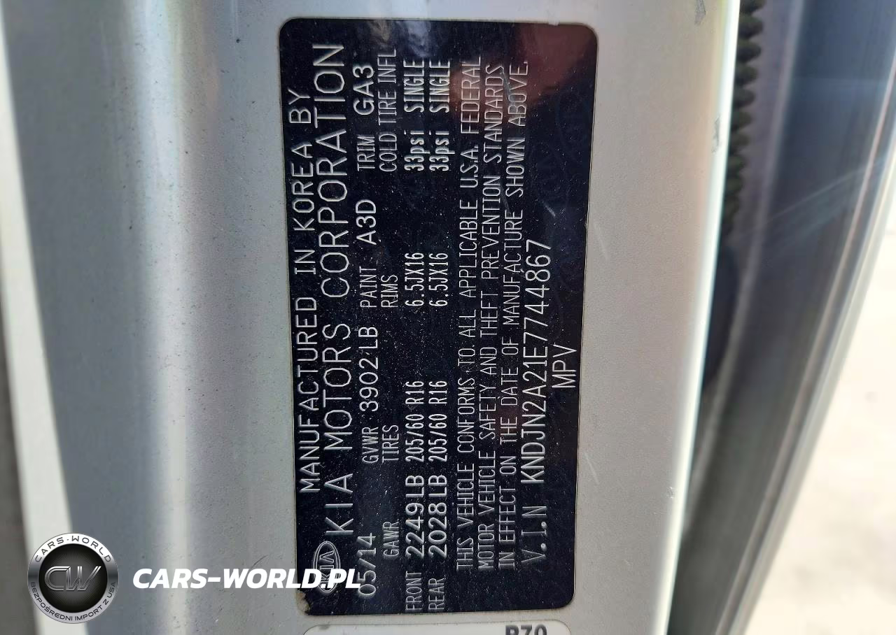 2014 Kia Soul Base VIN:KNDJN2A21E7744867 - 12