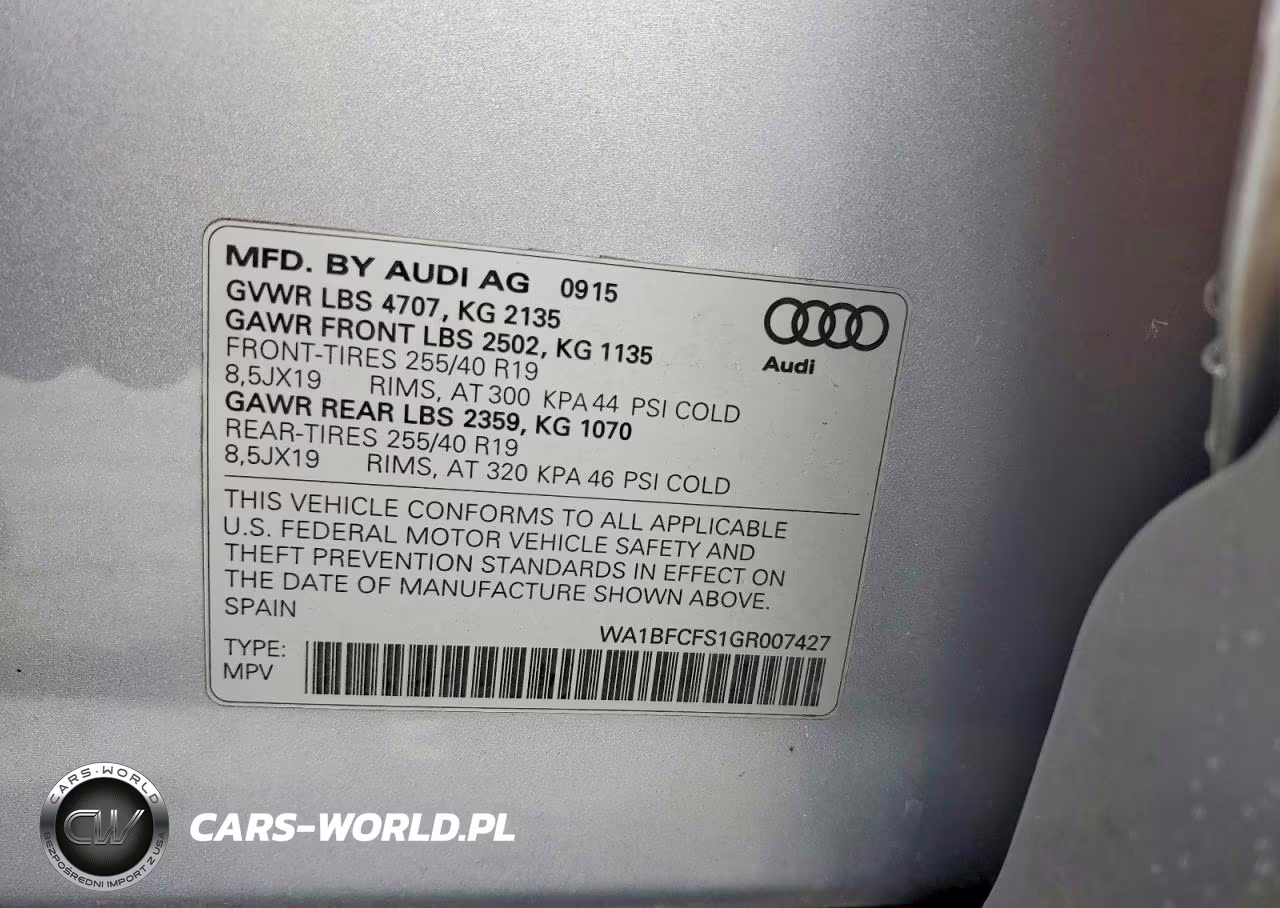 2016 Audi Q3 Premium Plus VIN:WA1BFCFS1GR007427 - 13