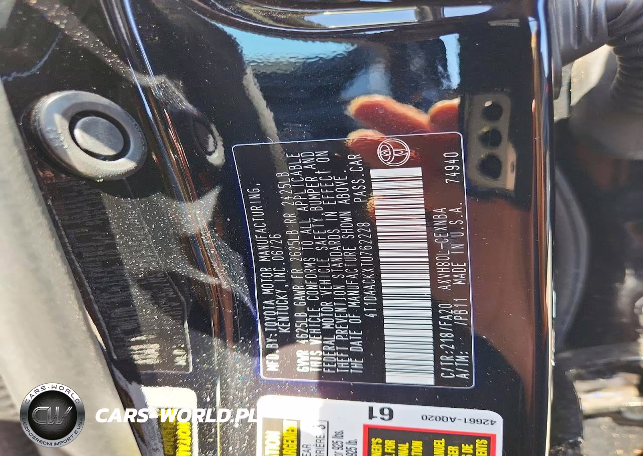 2026 Toyota Camry Le VIN:4T1DAACKXTU762228 - 12