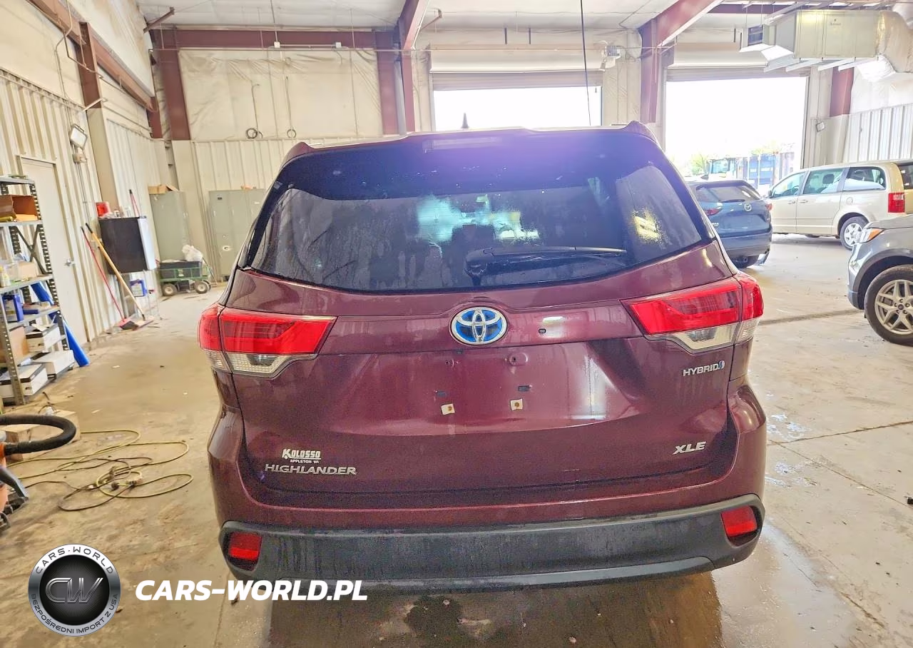 2019 Toyota Highlander Hybrid Xle VIN:5TDJGRFH1KS063612 - 6